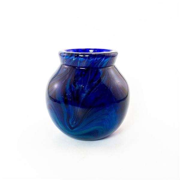 Free State 1994, Cobalt Blue Glass Vase