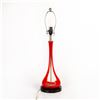 Image 1 : Elongated Red Glass Lamp