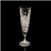Image 2 : Mikasa Crystal Champagne Flute Glass, Christmas Tree Pattern