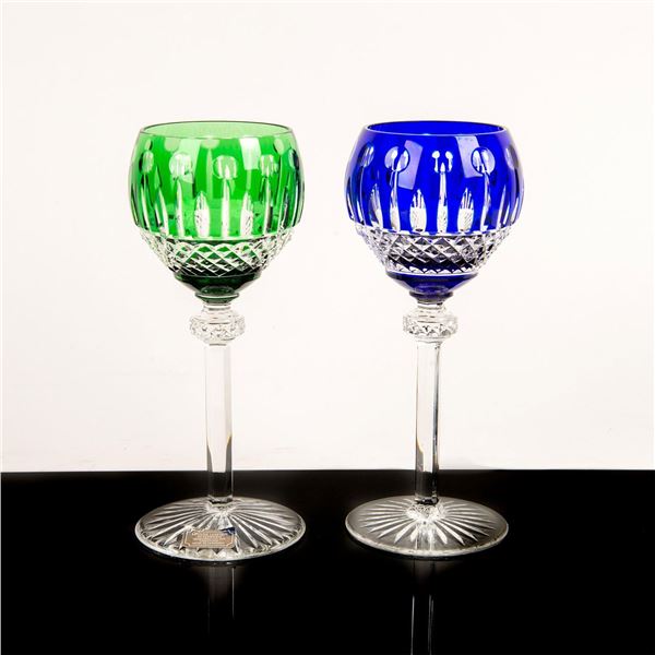 Set of 2 Godinger King Louis Hock Wine Glasses