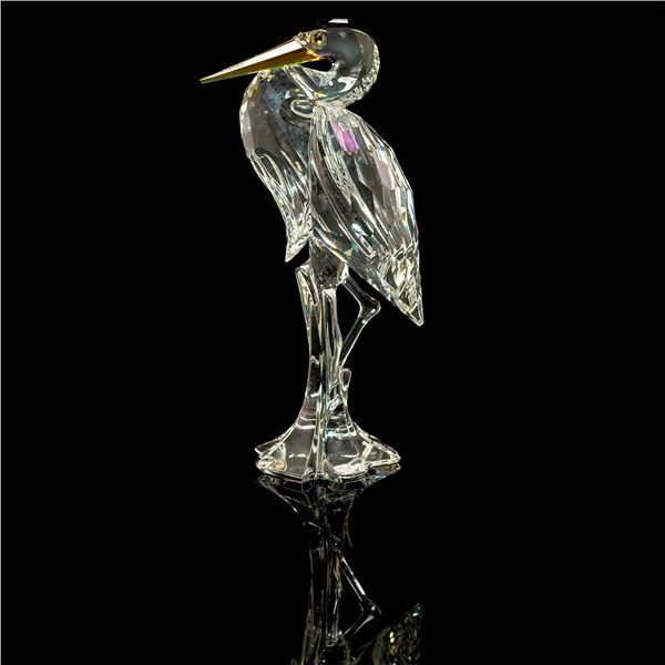 Swarovski Crystal Figurine, Silver Heron 221627