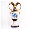 Image 2 : Royal Dux Bohemia Porcelain Cobalt Blue Ornamental Vase