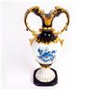Image 3 : Royal Dux Bohemia Porcelain Cobalt Blue Ornamental Vase