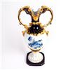 Image 5 : Royal Dux Bohemia Porcelain Cobalt Blue Ornamental Vase