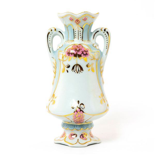 Royal Dux Bohemia Porcelain Small Bud Vase