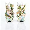Image 1 : Pair of Sitzendorf Porcelain Figural Vases