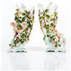 Image 3 : Pair of Sitzendorf Porcelain Figural Vases