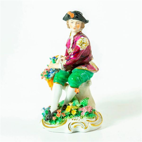 Sitzendorf Porcelain Figurine, Colonial