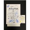 Image 2 : X-MEN Apocalypse MULTI SIGNED SCRIPT COVER w/ J. LAWRENCE, S. TURNER, J. HELMAN (RA COA)