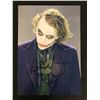 Image 1 : HEATH LEDGER SIGNED 8X10 JOKER PHOTO (REAL AUTHENTIC COA)