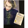 Image 2 : HEATH LEDGER SIGNED 8X10 JOKER PHOTO (REAL AUTHENTIC COA)