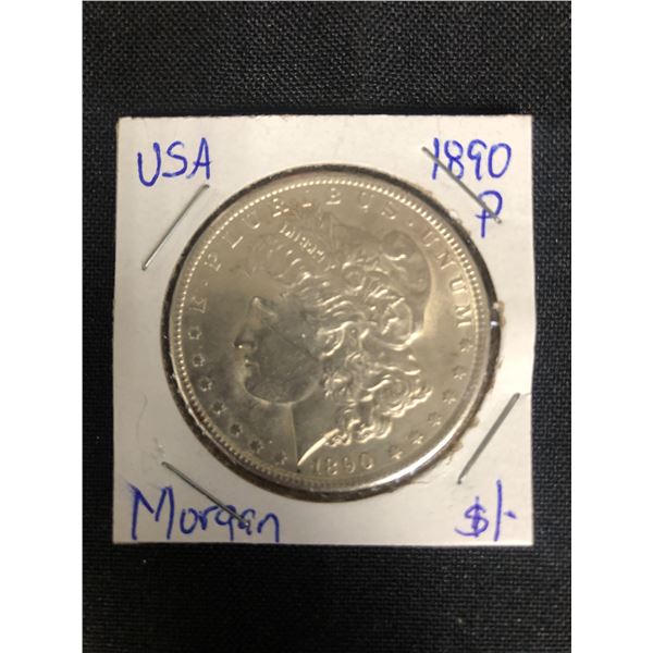 1890 USA MORGAN DOLLAR (PHILADELPHIA MINTED)