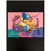 Image 1 : MULTI SIGNED SIMPSONS 8X10 PHOTO w/ M. GROENING, D. CASTELLANETA, J. KAVNER, N. CARTWRIGHT (RA COA)