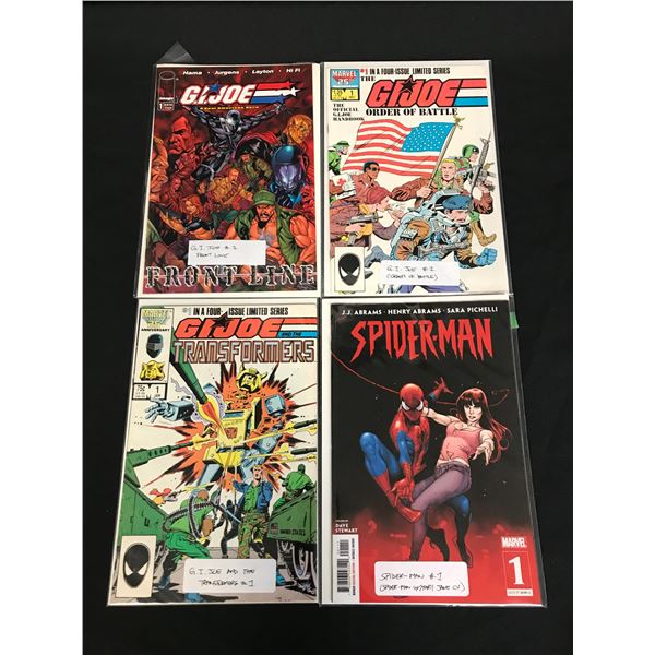 G.I JOE/ SPIDER-MAN COMIC BOOK LOT