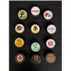 Image 1 : NHL TEAM LOGO & ASSORTED HOCKEY PUCK LOT