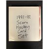 Image 1 : 1991-92 SCORE HOCKEY CARD SET