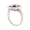 Image 4 : 1.19 ctw Ruby and Diamond Ring - Platinum