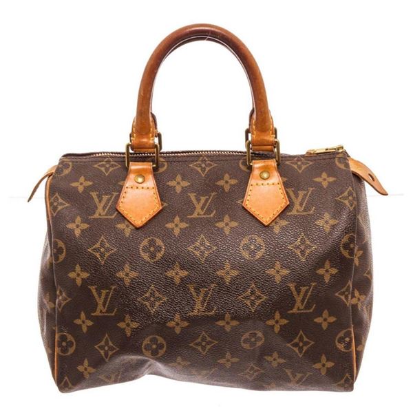 Louis Vuitton Brown Speedy 25cm Satchel Bag