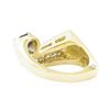 Image 3 : 0.55 ctw Blue Sapphire and Diamond Ring - 14KT Yellow Gold
