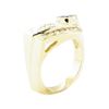 Image 4 : 0.55 ctw Blue Sapphire and Diamond Ring - 14KT Yellow Gold