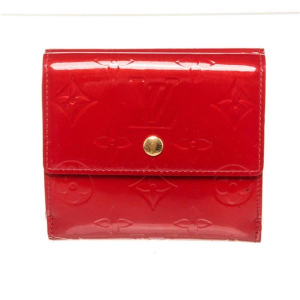 Louis Vuitton Red Elise Wallet