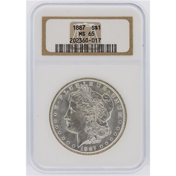 1887 NGC MS65 Morgan Silver Dollar