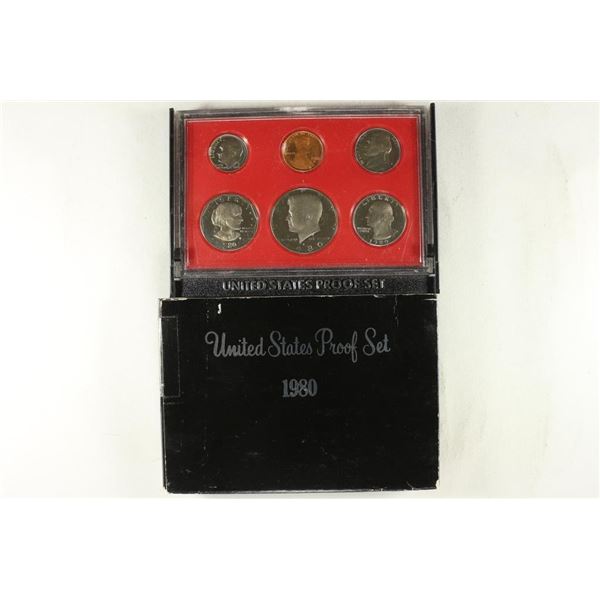 1980 US PROOF SET (WITH BOX)