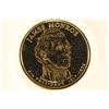 Image 1 : 2008 24KT GOLD ENRICHED JAMES MONROE DOLLAR