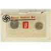 Image 1 : GERMAN SOUVENIR SET CONTAINS: 1937 SILVER 2 MARK,