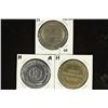 Image 1 : 3 ASSORTED $1 GAMING TOKENS: HARRAH'S RENO, NEVADA