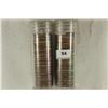 Image 1 : 2 SOLID DATE ROLLS OF ROOSEVELT DIMES 51-1975 AND