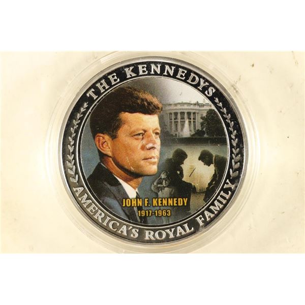 1 1/2'' COLORIZED PROOF TOKEN KENNEDY FAMILY TREE