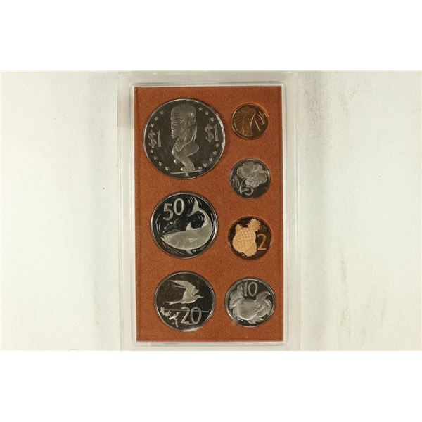 1973 COOK ISLAND PROOF SET NO BOX