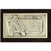 2 OZ. .999 FINE SILVER INGOT ISRAEL "THE MEZUZAH"