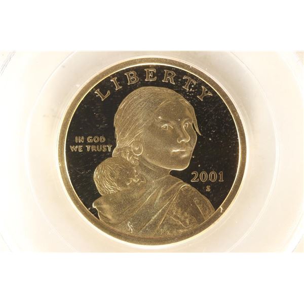 2001-S SACAGAWEA DOLLAR PCGS PR69DCAM