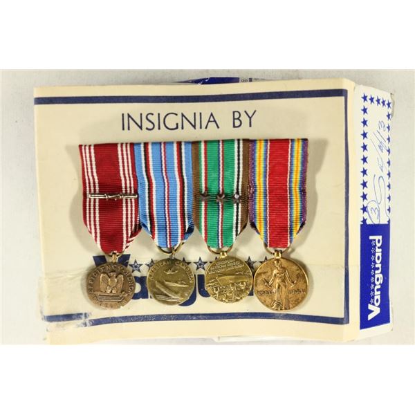 SET OF 4-MINI INSIGNIA BY VANGUARD MILITARY