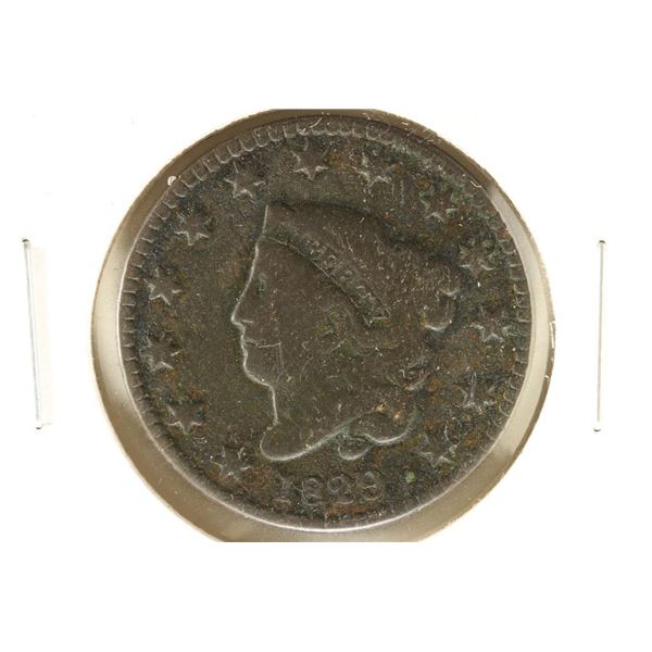 1829 US LARGE CENT SLIGHT ROTATION