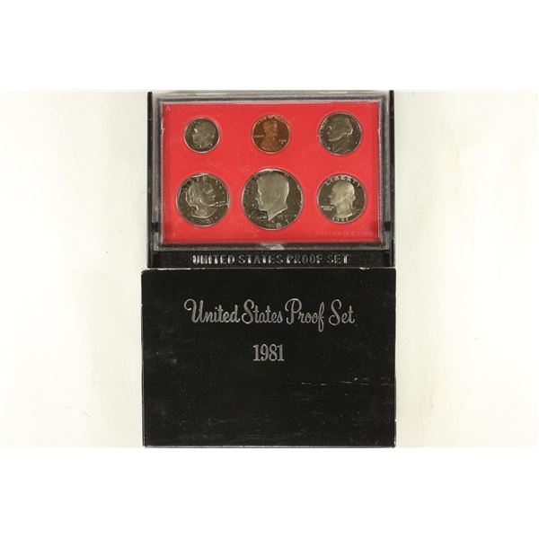 1981 US PROOF SET (WITH BOX)