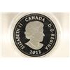 Image 2 : 2012 CANADA SILVER PROOF $4 PARTIALY COLORIZED