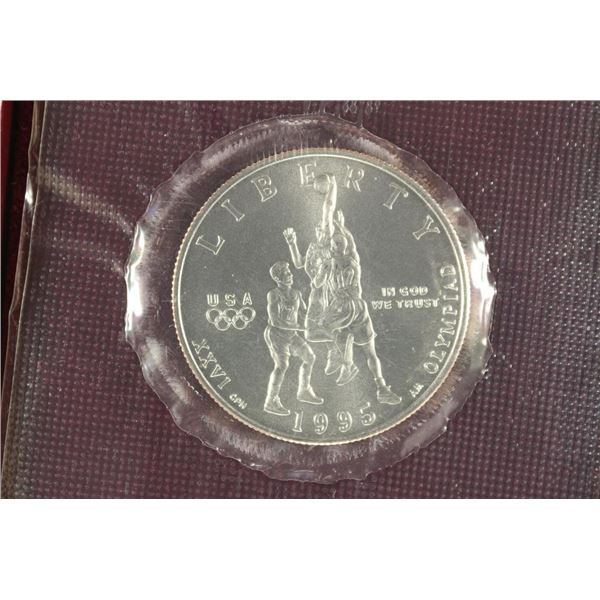 1995 US OLYMPIC ATLANTA CENTENNIAL UNC HALF DOLLAR