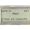 Image 3 : 1890-O MORGAN SILVER DOLLAR PCGS MS63