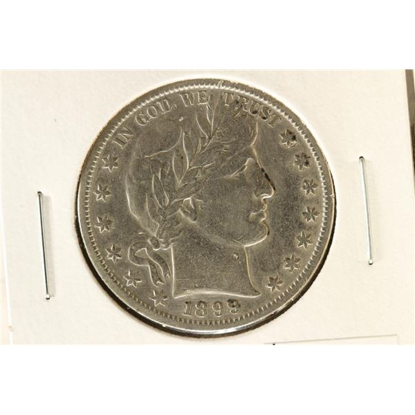 1899 BARBER HALF DOLLAR VERY FINE