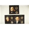 3 BRILLIANT UNC PRESIDENTIAL DOLLAR SETS: