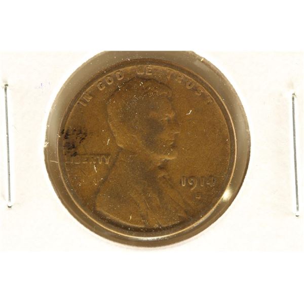 1914-S LINCOLN CENT (SEMI-KEY) (GOOD)