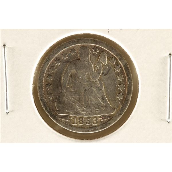1853 SEATED LIBERTY DIME (FINE)