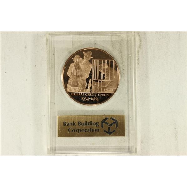 1 3/4'' BRONZE PROOF TOKEN 1934-1984 FEDERAL