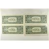 Image 2 : 4 PIECES OF 1995 $1 FRN'S WITH INSERTS, CARTER,