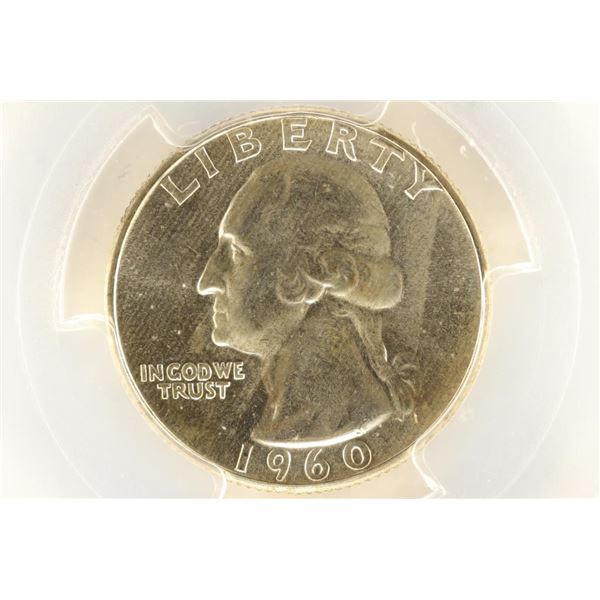 1960 TYPE B. REV FS-901 WASHINGTON SILVER QUARTER