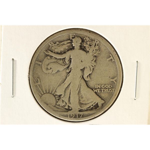 1917-S WALKING LIBERTY HALF DOLLAR