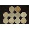 Image 2 : 10 ASSORTED 1899-1911 LIBERTY "V" NICKELS